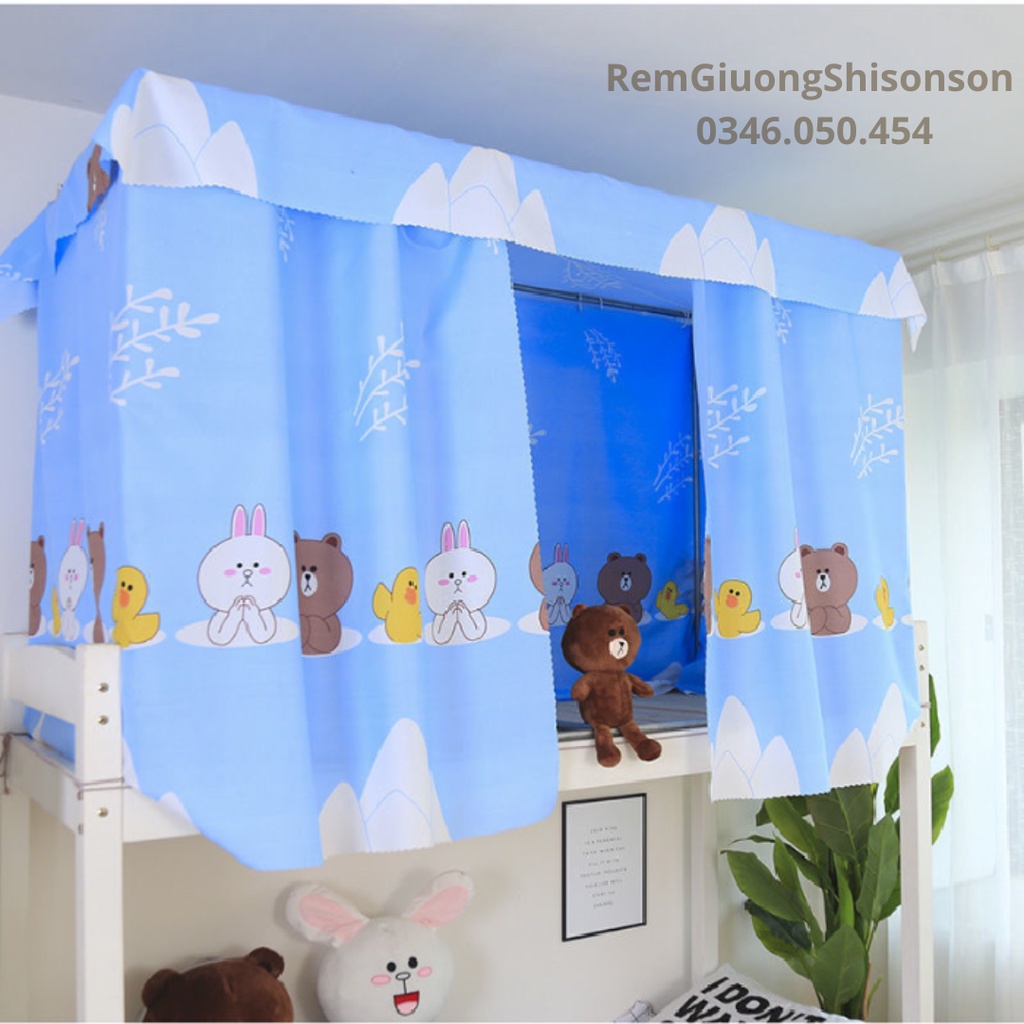 Rèm giường tầng, rèm giường ký túc xá cho học sinh sinh viên Shisonson