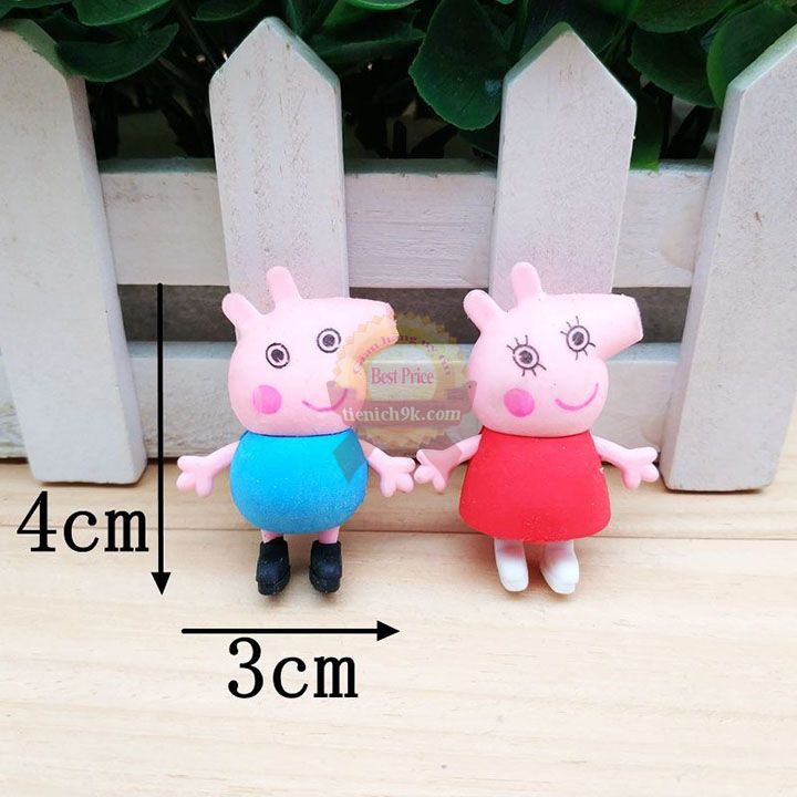 Gôm tẩy bút chì hình heo pig cute