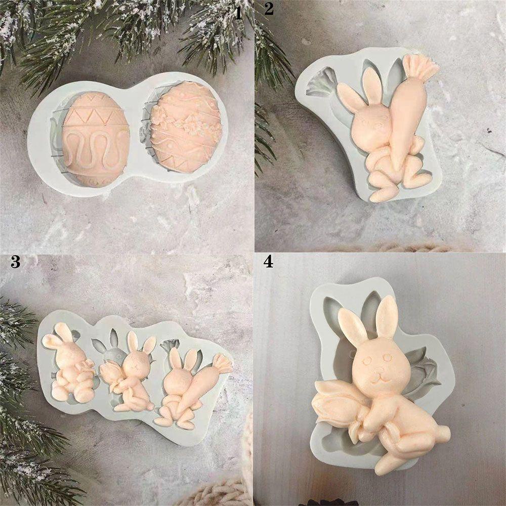 Khuôn Silicone Làm Bánh Hình Thỏ Con