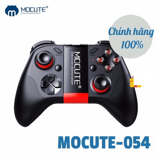 Tay cầm chơi game không dây MOCUTE-054,kết nối bluetooth,Đen, hỗ trợ Android/IOS/Windows