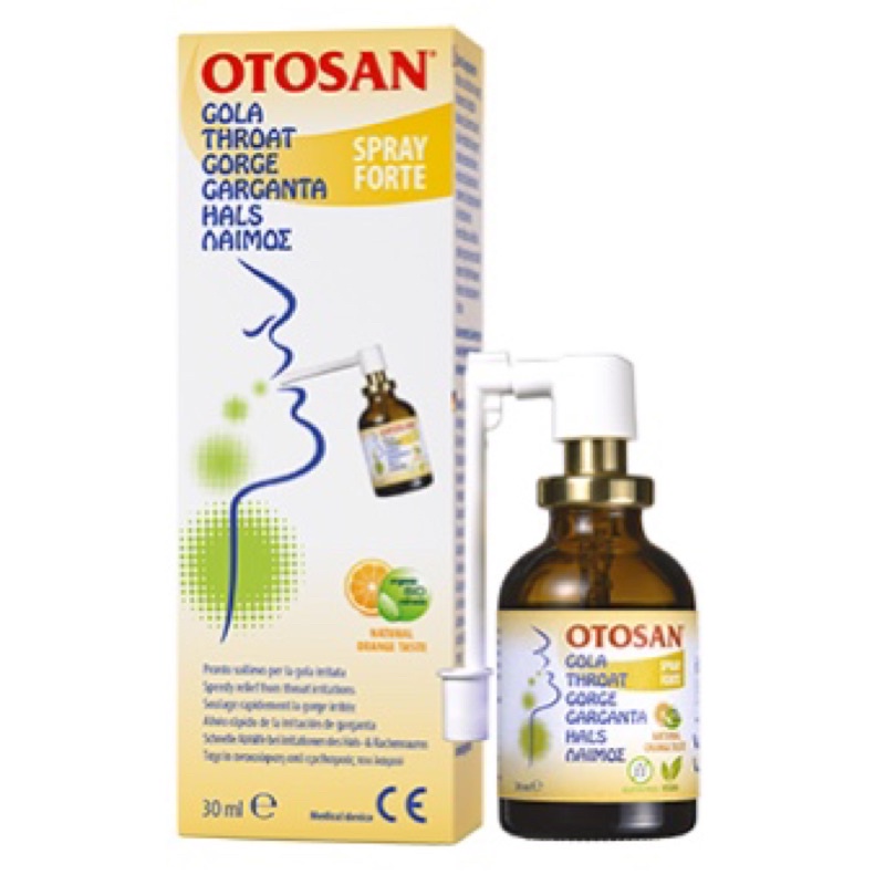 OTOSAN throat Spray Forte - Dung dịch xịt họng giảm ho, long đờm, nhiệt miệng