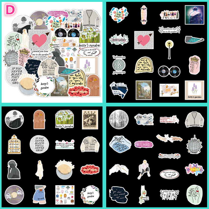 Bộ Sticker Họa Tiết Taylor Swift Chất Lượng Cao