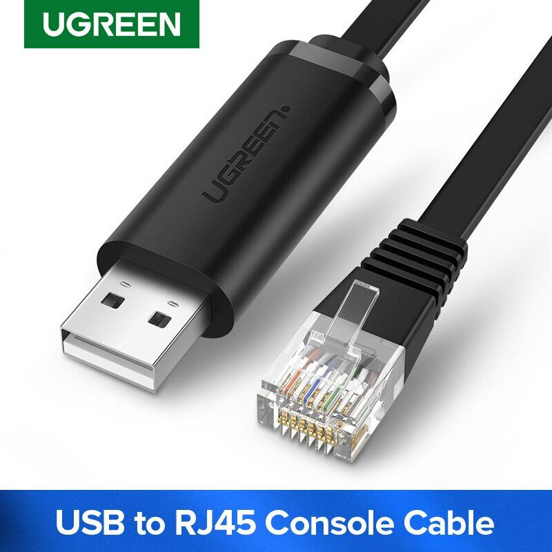 Cáp lập trình Console USB to RJ45 FTDI chính hãng Ugreen 50773 cao cấp