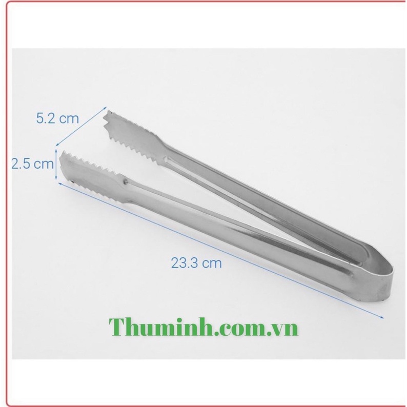 Kẹp Gắp Đá, Gắp Thức Ăn Inox 19cm/ 23cm/ 29cm