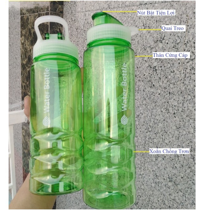 Bình nước thể thao nhựa Duy Tân Matsu nhiều dung tích 500ml / 700ml /1000ml