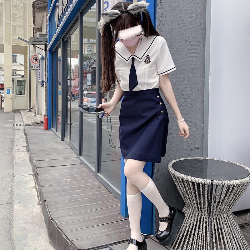 YAS0446-Set đồng phục học sinh Hàn Quốc mùa hè