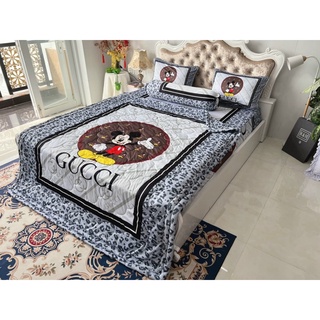 Ga gối thun lạnh 5D cao cấp ( 3 màu )