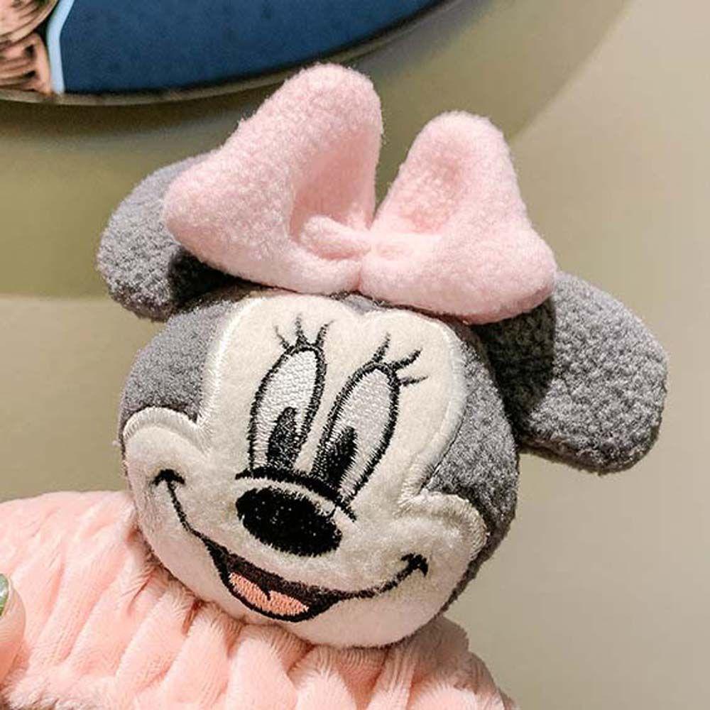 Băng Đô Cài Tóc Rửa Mặt / Rửa Mặt Bằng Vải Bông Hình Mickey Minnie Dễ Thương Cho Nữ
