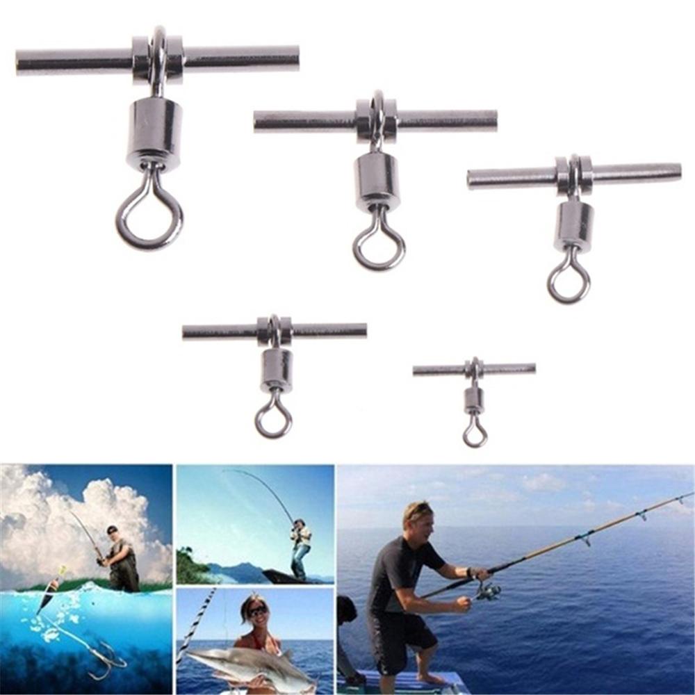 Bộ 10 Móc Nối Dây Câu Cá Bằng Đồng Thau Chất Lượng Cao
