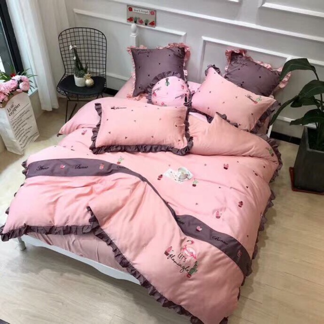 FREESHIP 99K TOÀN QUỐC_Set 7 món COTTON sateen 600TC siêu sang chảnh