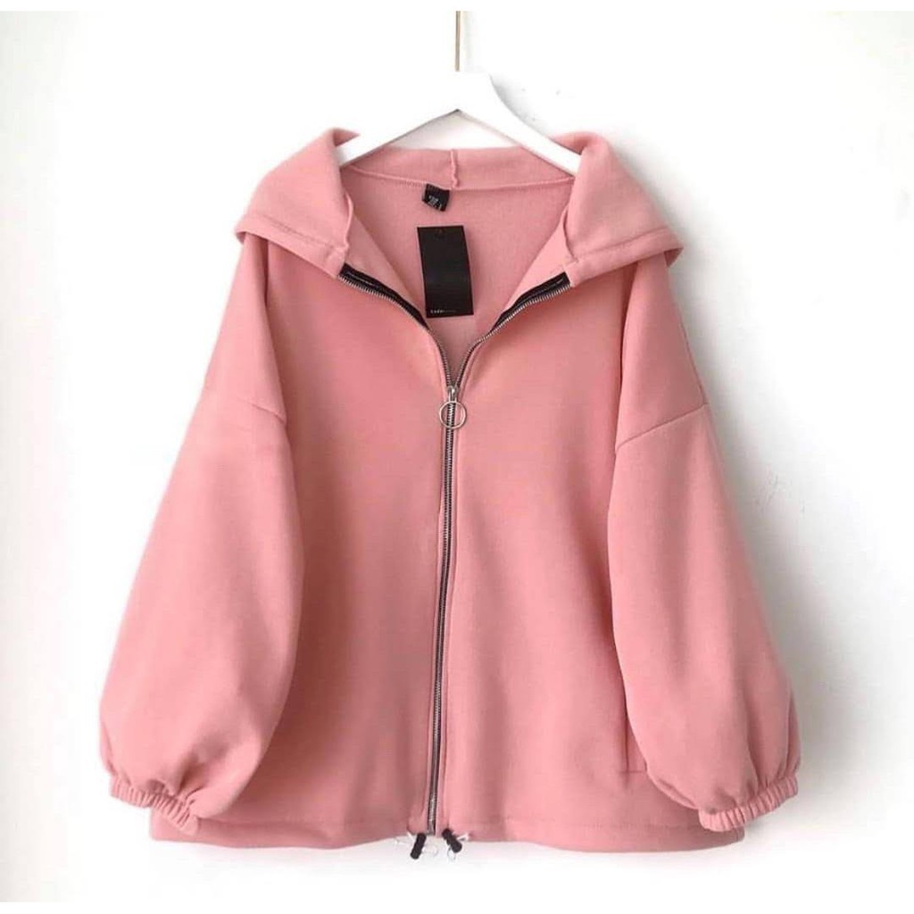 Áo khoác nữ nỉ ngoại croptop tay phồng siêu đẹp | BigBuy360 - bigbuy360.vn