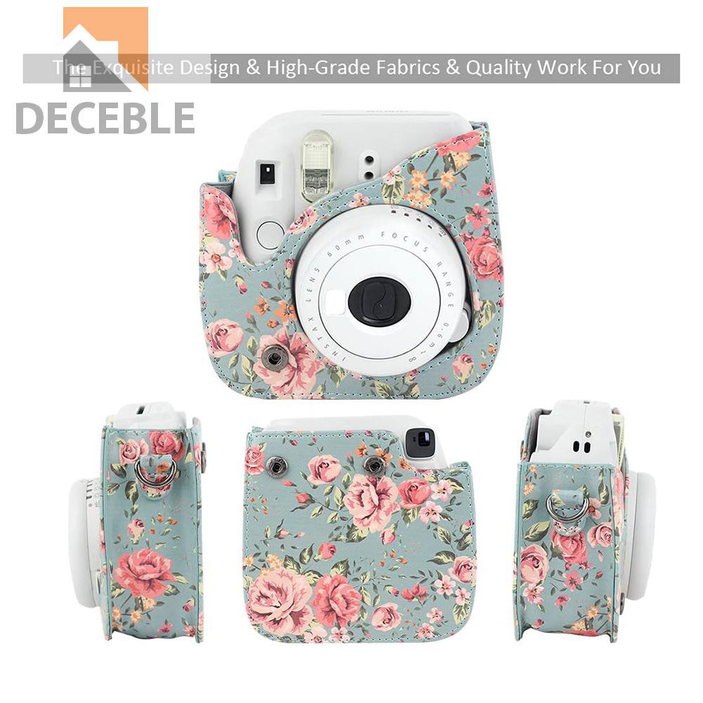 Túi Da Pu Đeo Vai Đựng Máy Ảnh Fujifilm Instax Mini 11 9 8 + 8