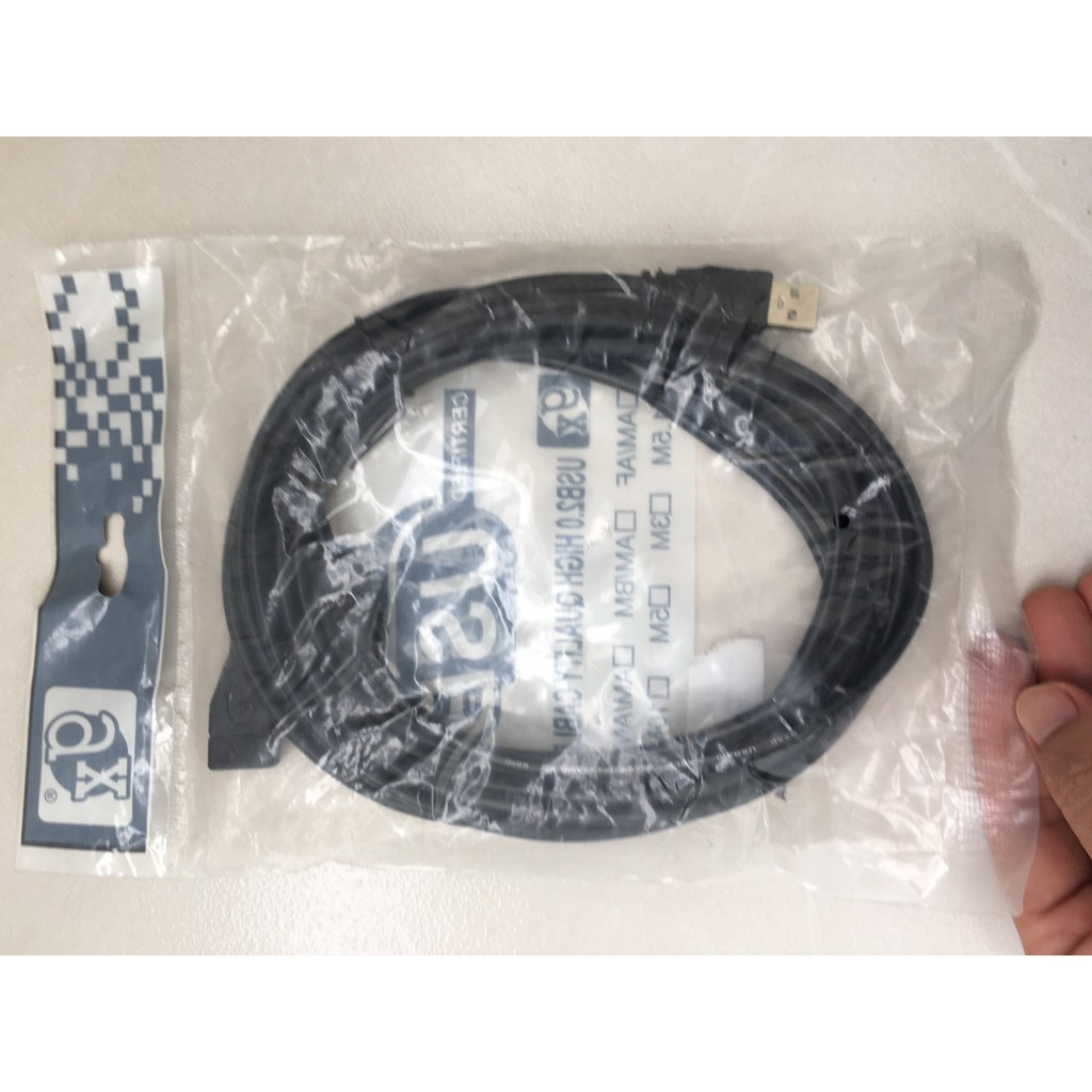 Cáp nối dài USB 5m Hi-Speed 2.0 chống nhiễu tốt - Hãng phân phối