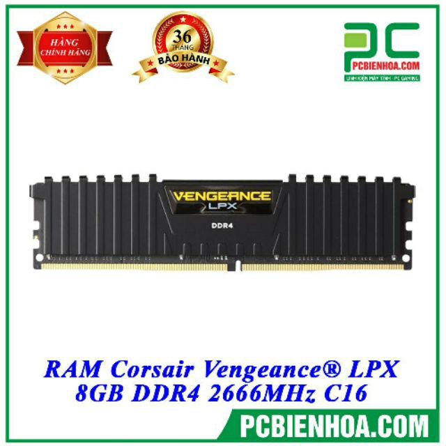 RAM Corsair Vengeance® LPX 8GB DDR4 2666MHz C16 siêu rẻ TẶNG BÀN DI CHUỘT GAMING