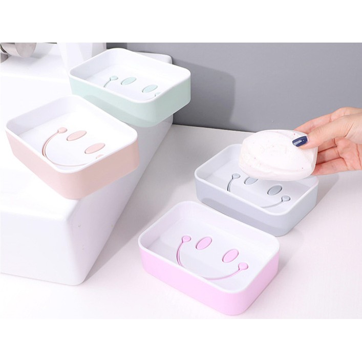 Khay Để Xà Phòng Mặt Cười - Để Xà Bông Phòng Tắm