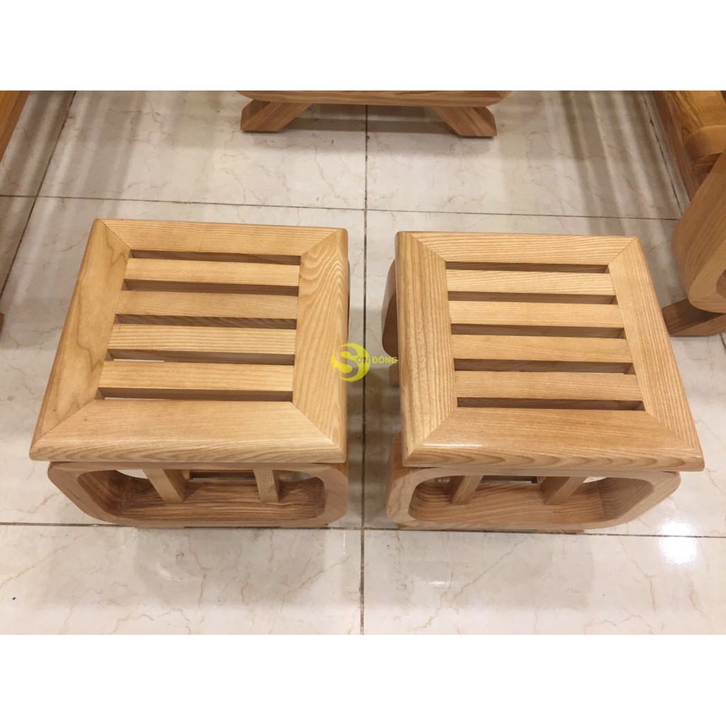 Bàn ghế gỗ sồi | sofa tay vuông nhỏ – LCMSF10