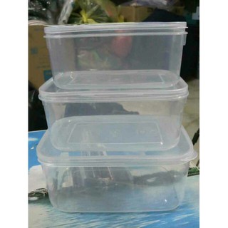 Bộ 3 hộp nhựa đựng thực phẩm cao cấp Việt Nhật