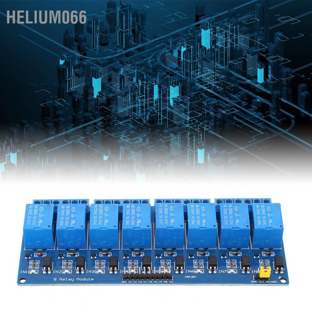 Helium066 Mô-đun chuyển tiếp 2 cái 8 kênh Bộ cách ly bảng mạch Optocoupler PLC Phụ kiện cho PIC AVR 51