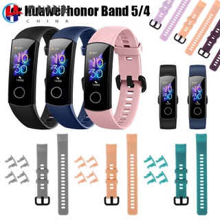 CHINK Silicone Watch Band Replacement Strap For Honor Band 5 / 4
