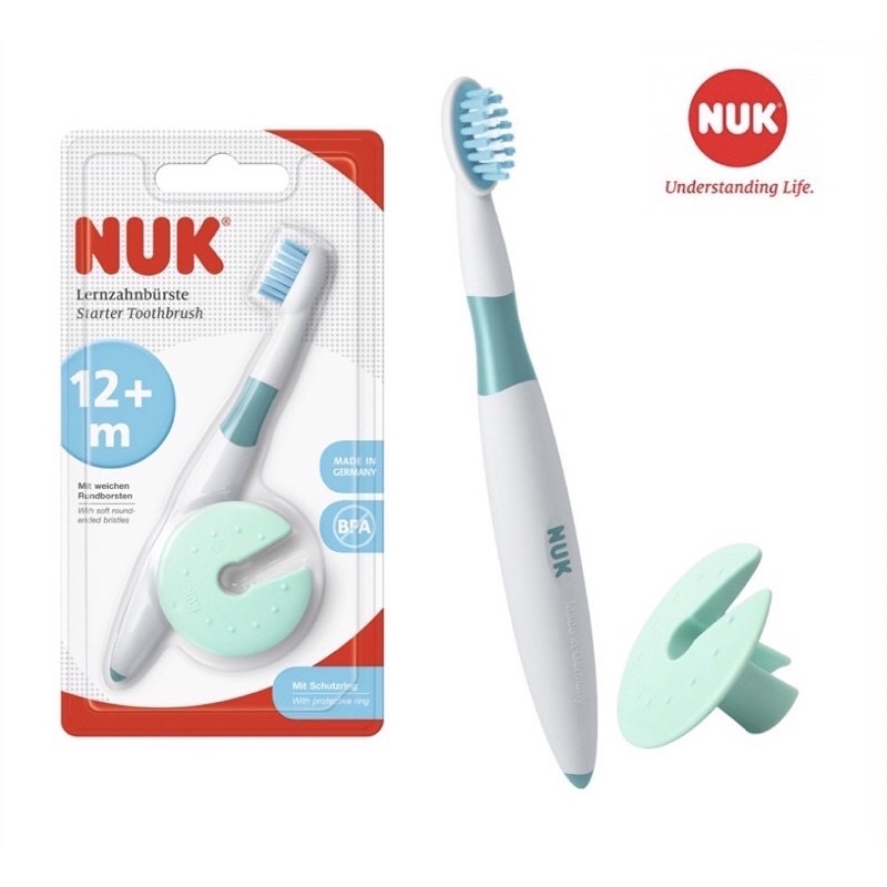 Bàn chải đánh răng trẻ em Nuk 12M+ - Đức