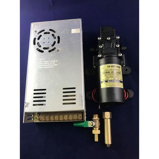 Combo chế máy rửa xe bơm tăng áp 12v