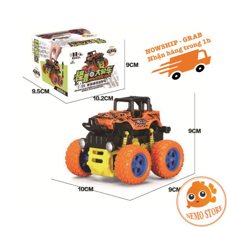 F2 OTP [Mã TOYNOV hoàn 20K xu đơn 50K] Xe Ô tô đồ chơi địa hình Buggy dùng quán tính bánh to cỡ to 2