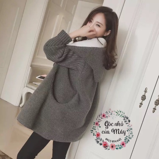 (HÀNG ORDER) Áo khoác len pha lông GNCM | BigBuy360 - bigbuy360.vn