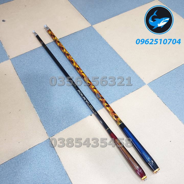 Cần Câu Tay 3m6 4m5 5m4 6m3 Zoom Gọn Long 3x Tặng Kèm Phụ Kiện