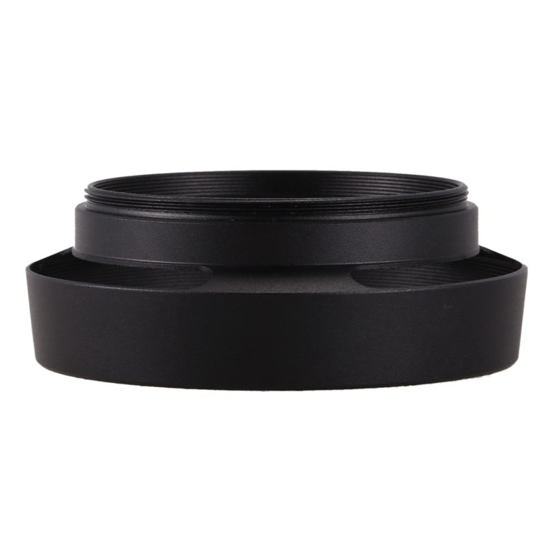 Black 46mm Lens Hood for 25mm F1.4 35mm F1.6 50mm F1.8 mirrorless DRV