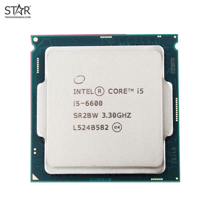 CPU Intel Core i5 6600 (3.90GHz, 6M, 4 Cores 4 Threads) TRAY chưa gồm Fan