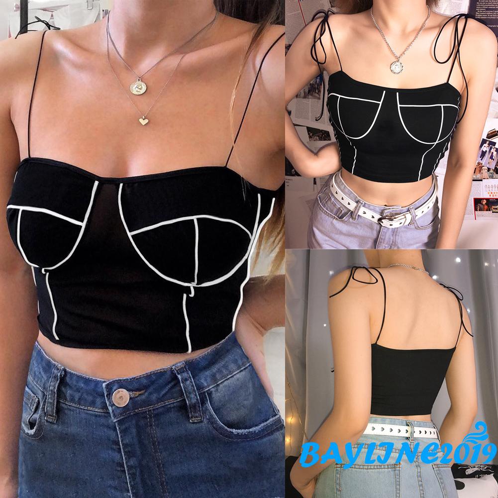 Áo croptop 2 dây quyến rũ thời trang dành cho nữ
