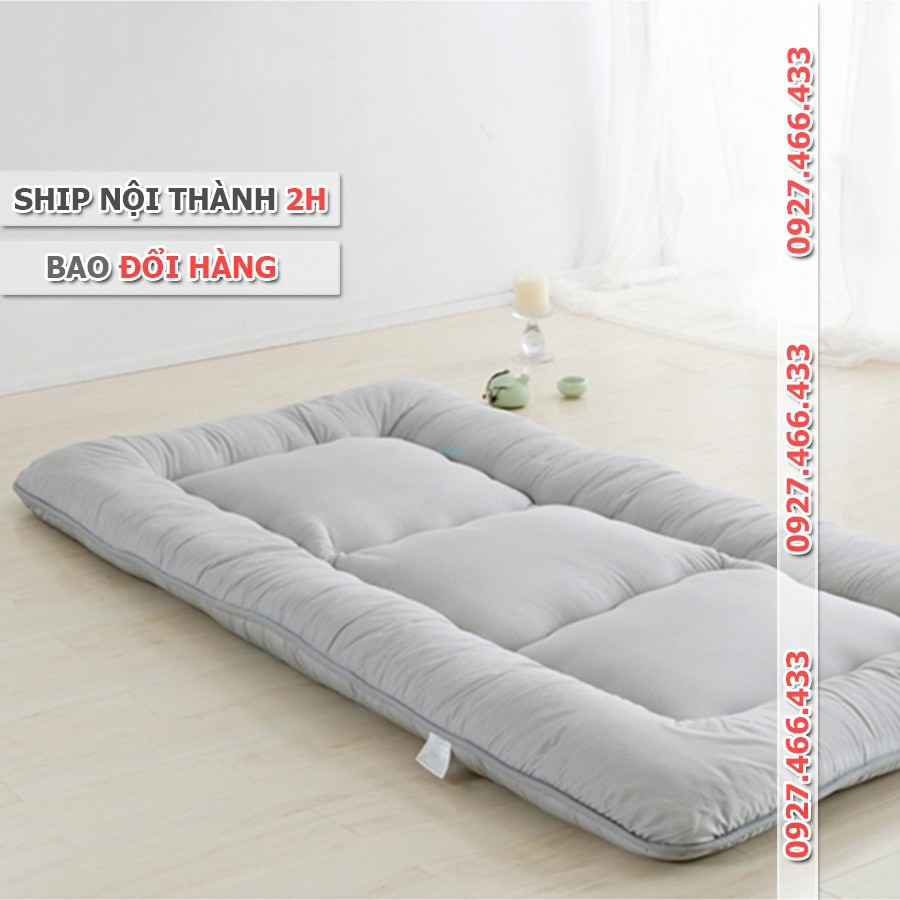 Nệm bông gấp gọn | Hàng xuất Nhật siêu êm | 1m 1m4 1m6 | Dài 2m