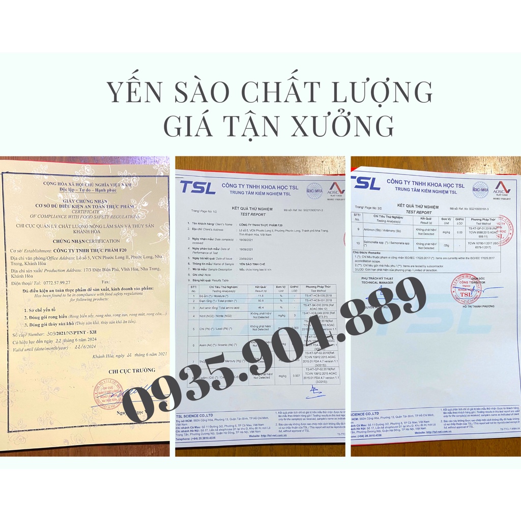 20gr Yến tổ thô vỡ miếng 2/3 tặng táo đỏ, đường phèn, hạt chia