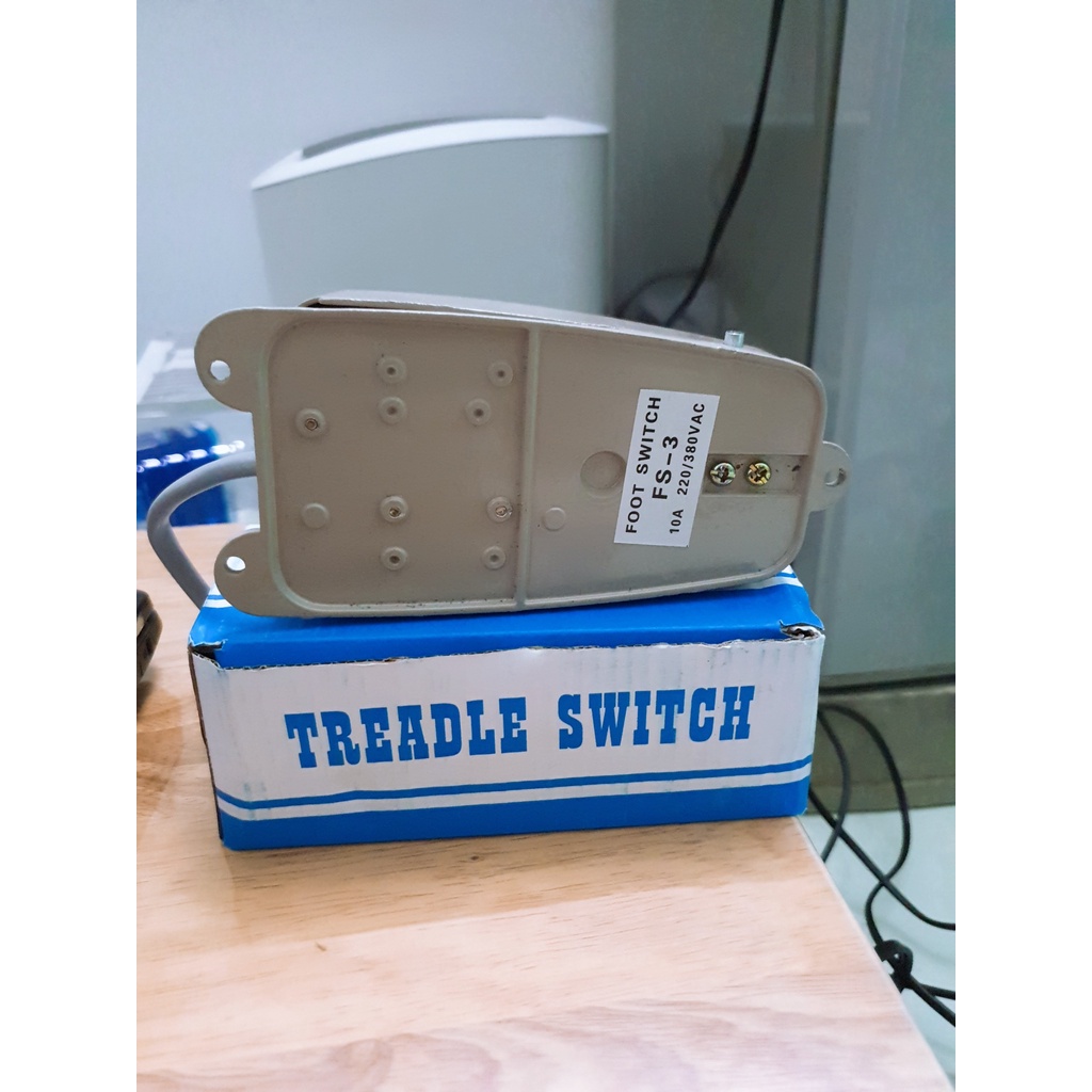 Bàn đạp công tắc foot switch FS-3 10A-220VAC bằng nhôm giá tốt nhất