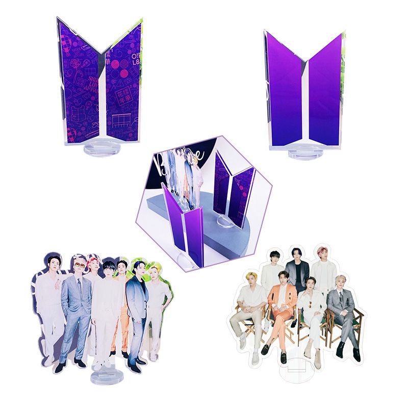 Giá Đỡ Hình Bơ / Nhóm Nhạc Kpop BTS Để Bàn Trang Trí