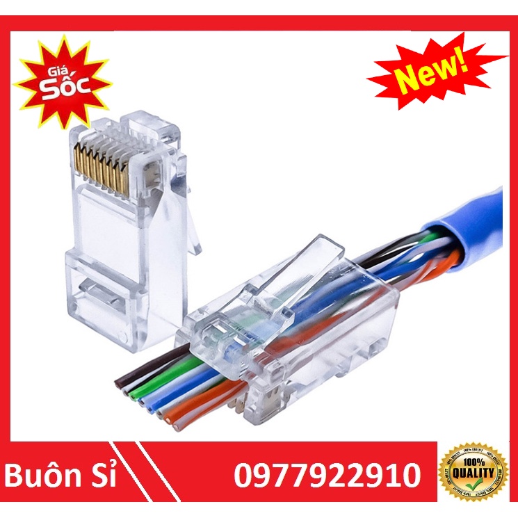 Hạt Mạng Xuyên Thấu RJ45