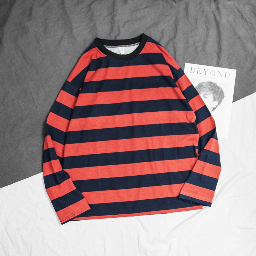 Áo Nỉ Tay Dài Phong Cách Hàn Quốc Thời Trang Nam Nữ