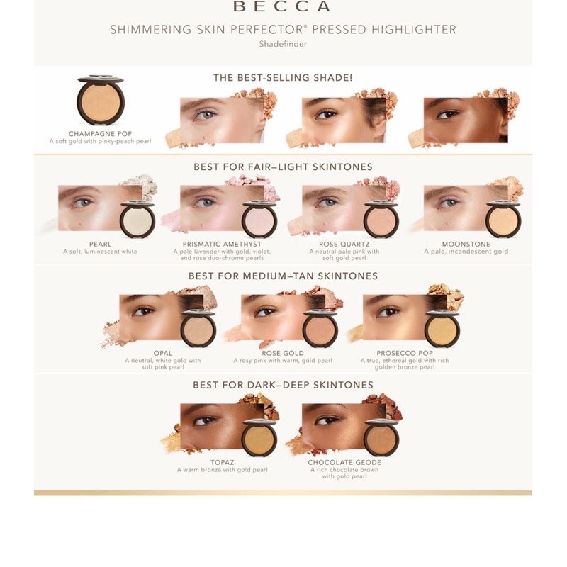 Phấn bắt sáng Becca Shimmering Skin Perfector Pressed