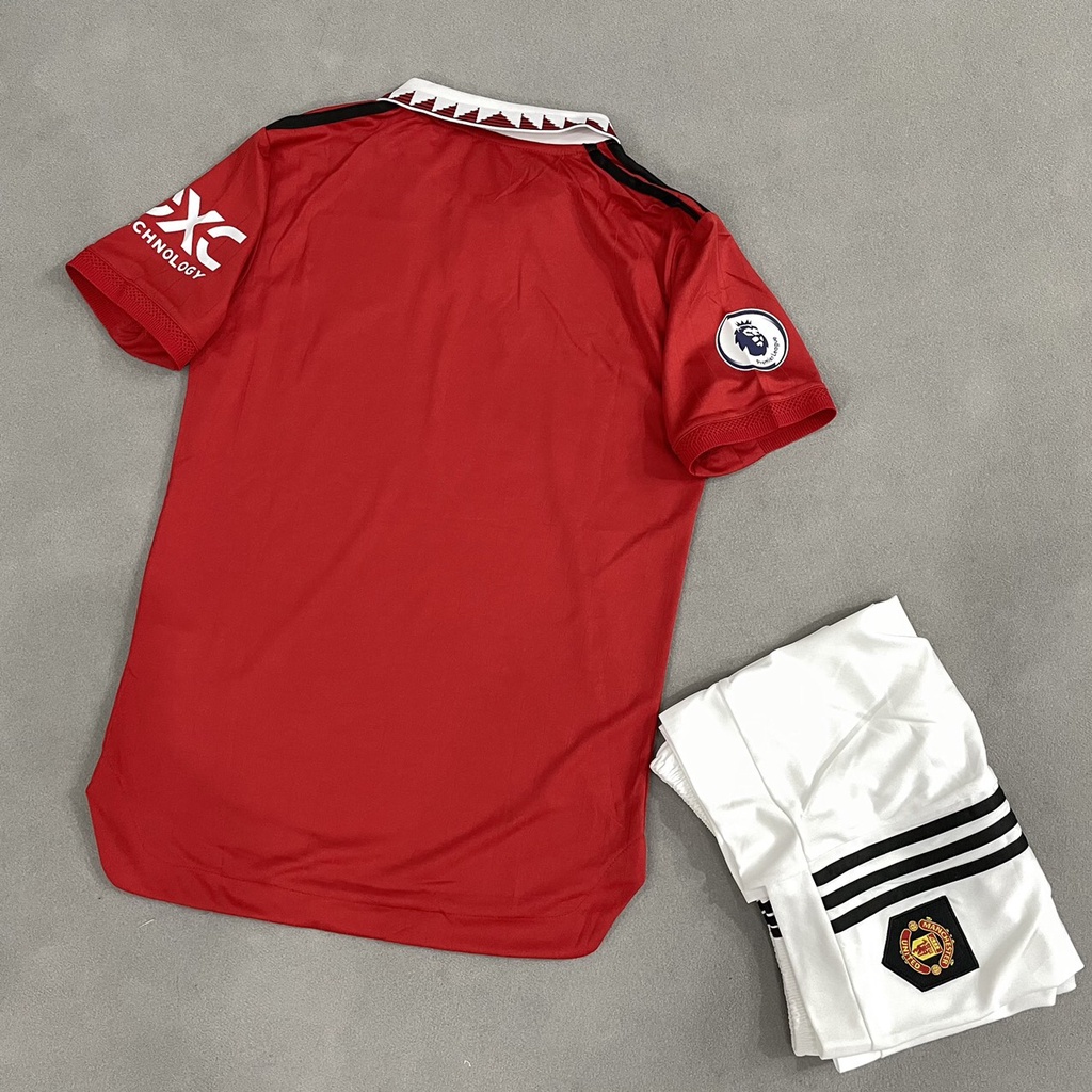 Bộ quần áo MU đỏ sân nhà 2023 hàng Fex thái cao cấp FLG