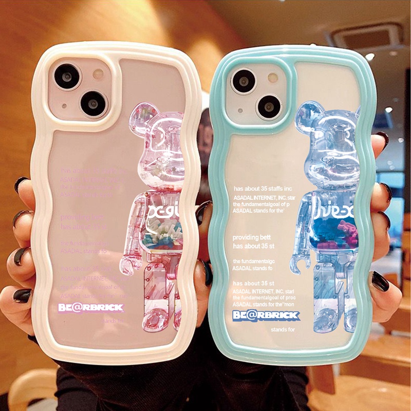 SUNTAIHO Ốp lưng iphone Ốp điện thoại dẻo trong suốt gấu hoạt hình thích hợp cho iPhone 11 Pro 13 12 Pro Max X XS Max XR 7 8 Plus 13