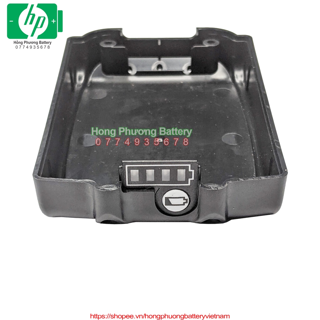 Vỏ led MKT V9 1P Adapter báo pin 18V 3Ah