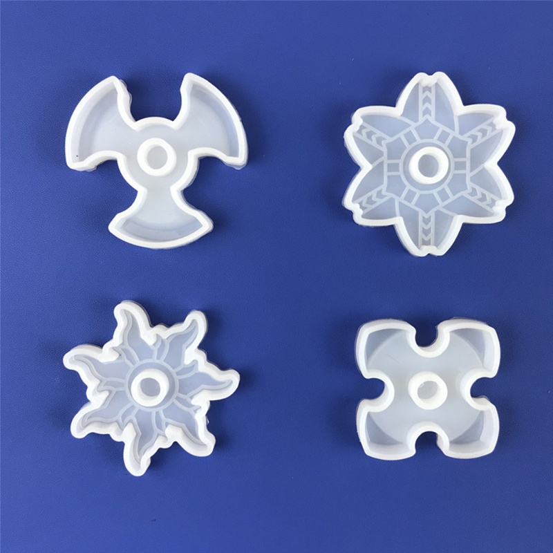 Set 4 Con Quay Đồ Chơi Fidget Spinner BằNg NhựA Silicone DIY