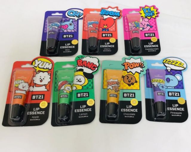 BT21 lip essence - son dưỡng môi bt21