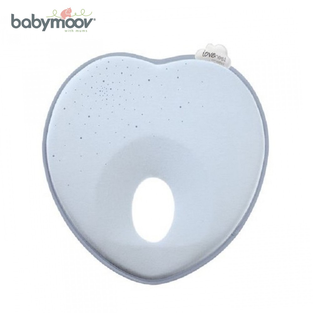 Gối chống bẹt đầu Lovenest Babymoov (màu xanh lơ) BM14301