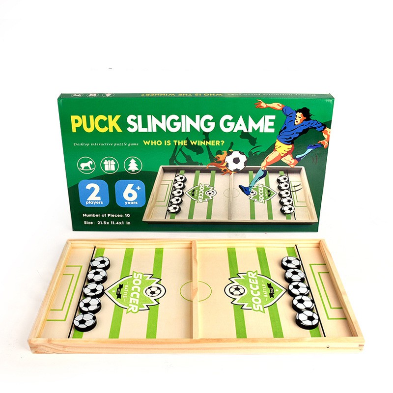 Bàn bắn bóng qua lỗ khúc khôn cầu Puck Slinging Game