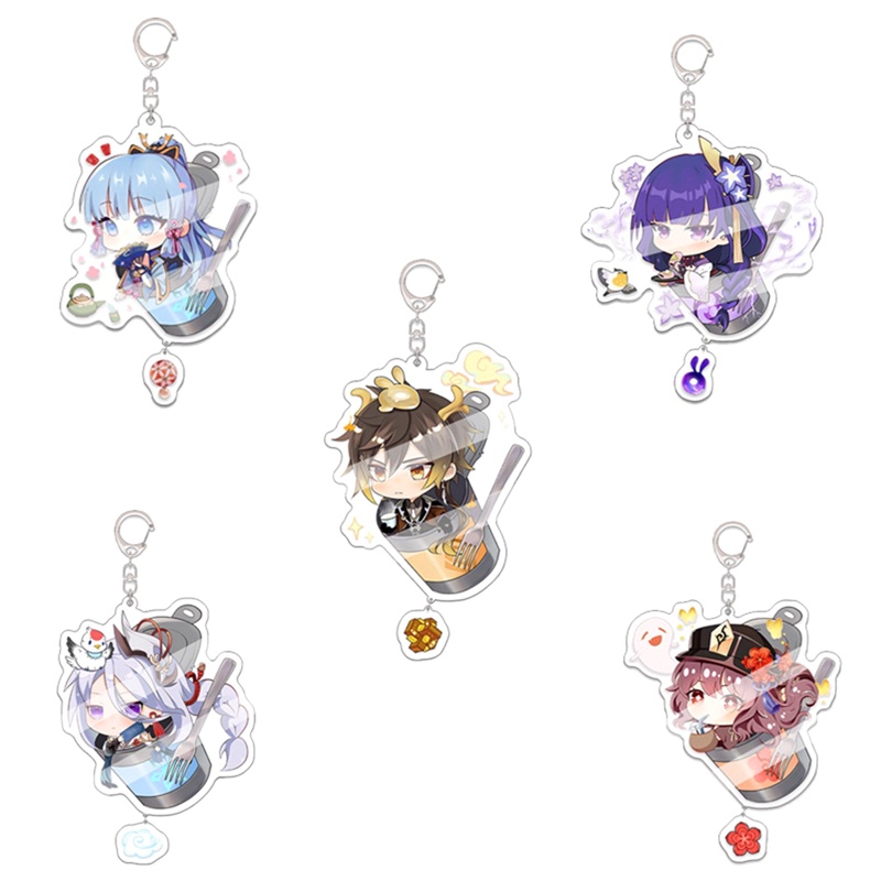 Móc Khóa Phong Cách Game Genshin Impact Dễ Thương