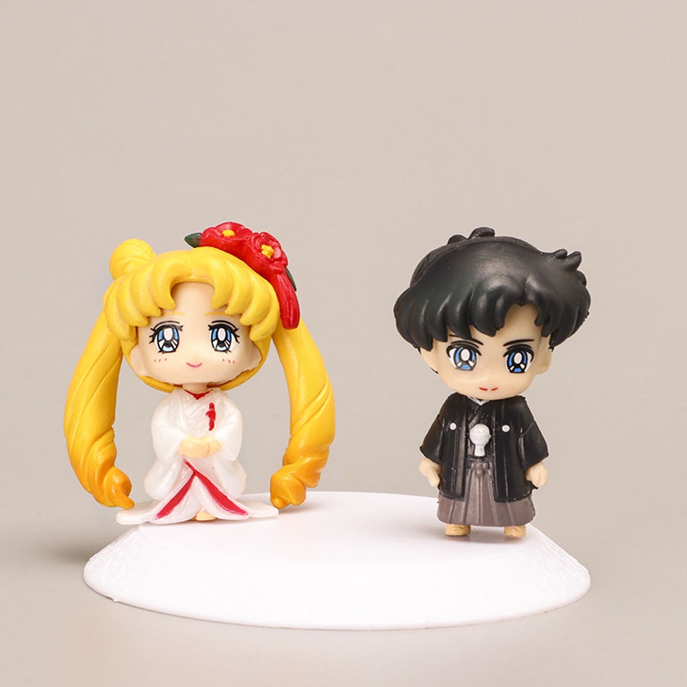 Mô Hình Nhân Vật Thủy Thủ Mặt Trăng Mặc Kimono Bằng Pvc