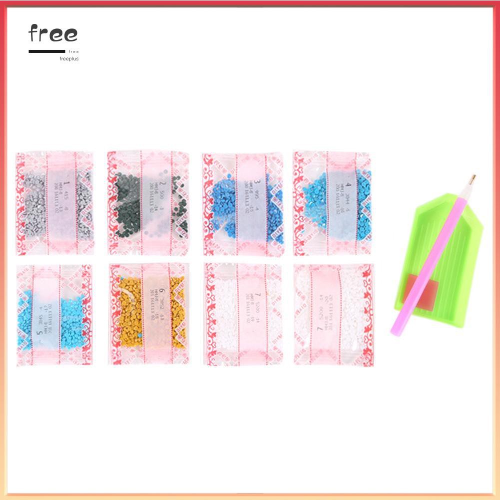 Bộ Tranh Đính Trang Trí Hình Hoa Hồng 5d Diy