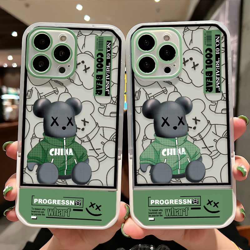 Ốp Điện Thoại Silicon TPU Mềm Chống Sốc In Hình Gấu Dễ Thương Cho IPhone 11 12 13 Pro MAX XR X XS MAX 6 7 6s 8 Plus