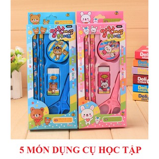 Bộ 5 món dụng cụ học tập